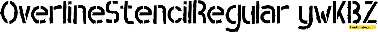 OVERLINE STENCIL