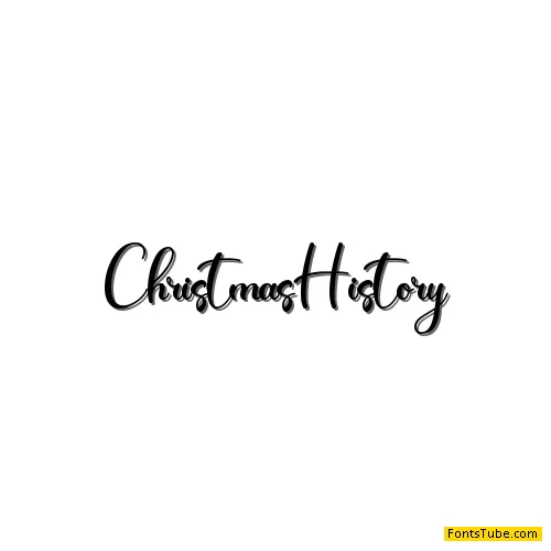 Christmas History Font