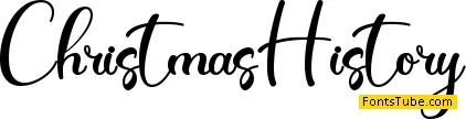 Christmas History Font