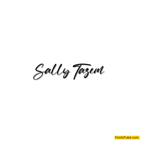 Sally Tazem Font