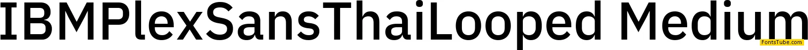 IBM Plex Sans Thai Looped