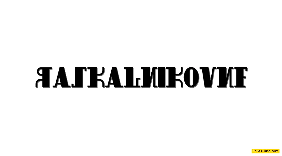 Raskalnikov NF Font