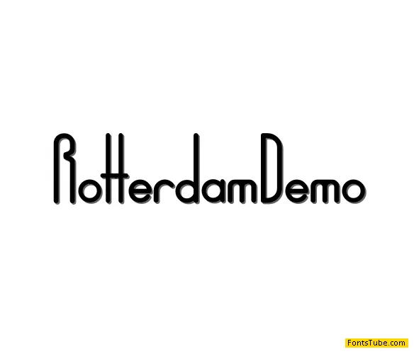 Rotterdam Demo Font