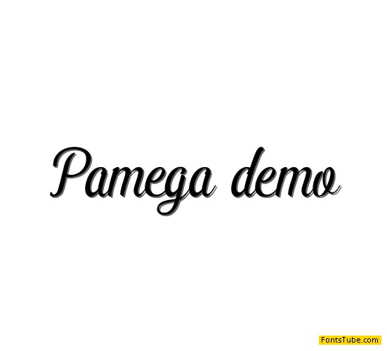 Pamega Script Font