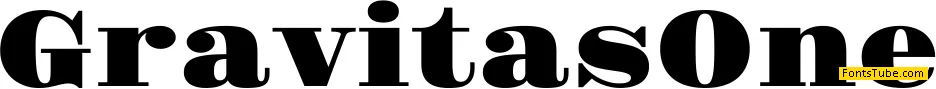 Gravitas One Font