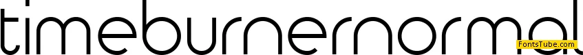 TimeBurner Font Family