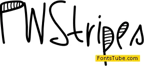 PWStripes Font