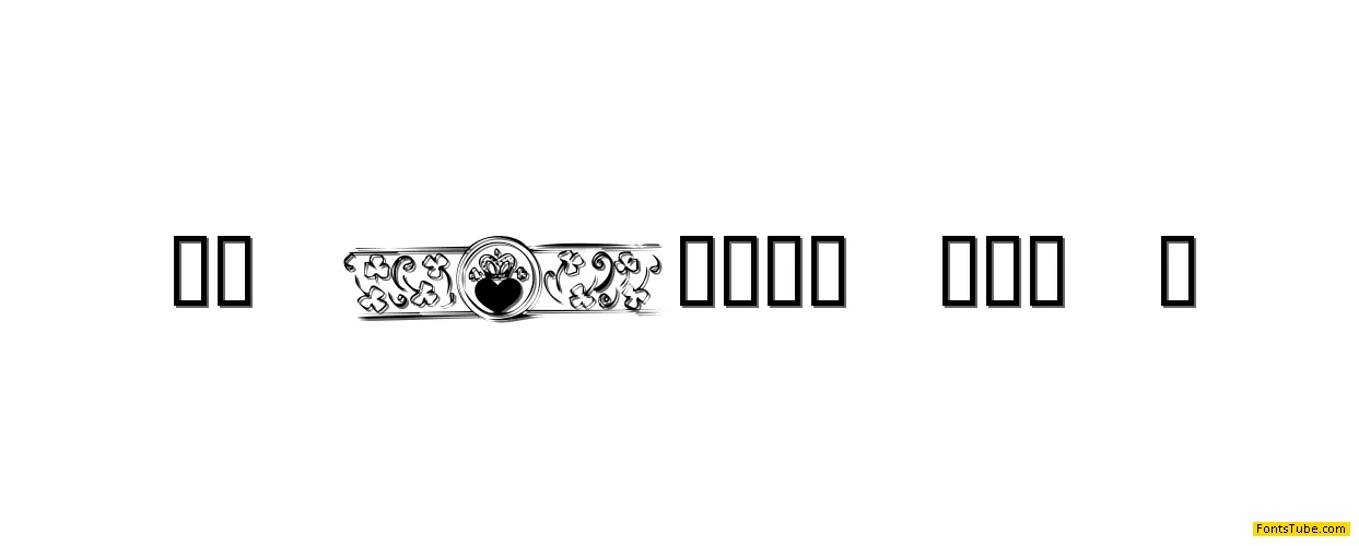 KR Irish Kat 2 Font