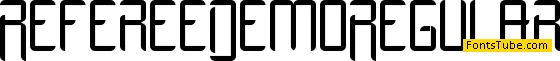 Referee Demo Font Family