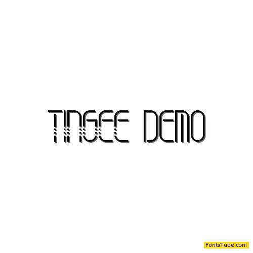 TINGEE demo Font