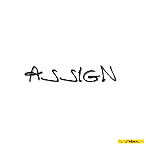assign Font
