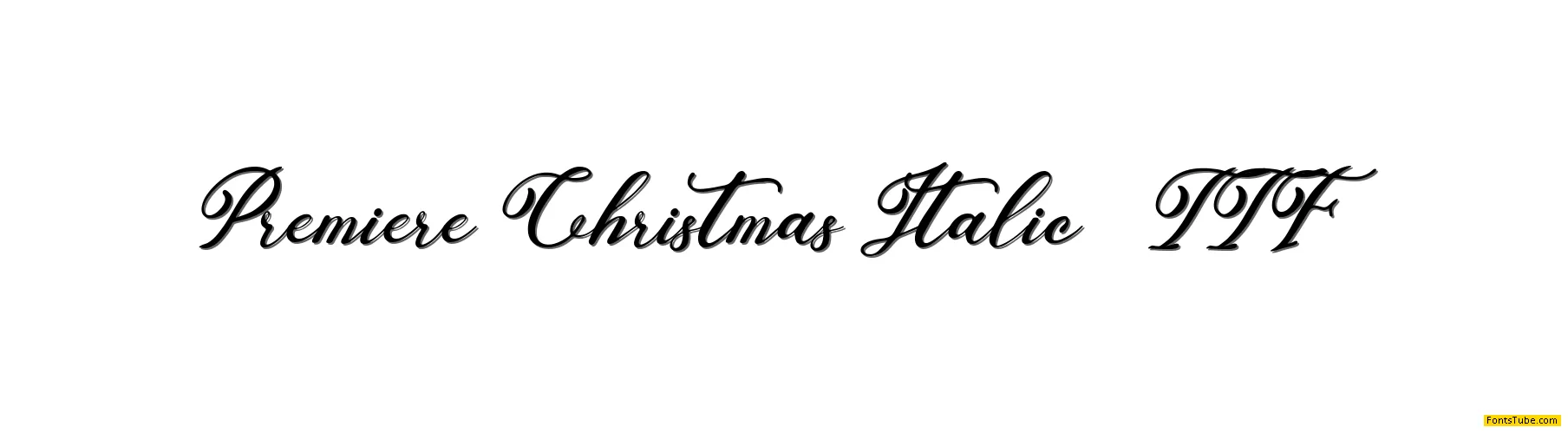 Premiere Christmas Font Family