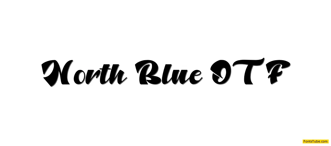 North Blue Font Family