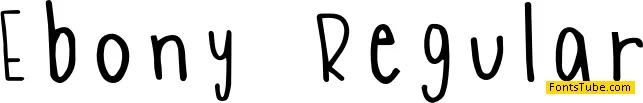 Ebony Font