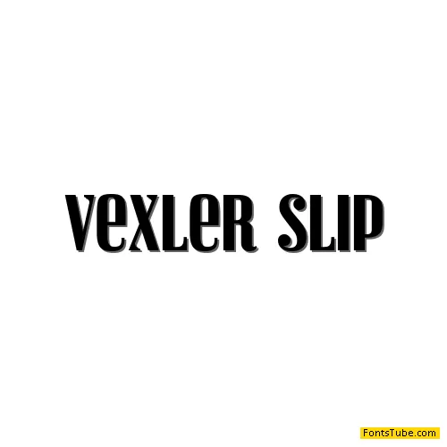 Vexler Slip Font