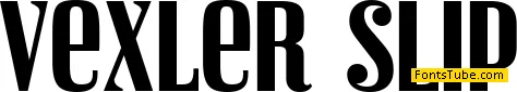 Vexler Slip Font