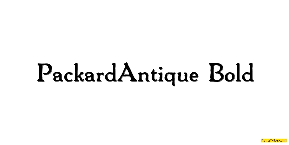 Packard Antique Font Family