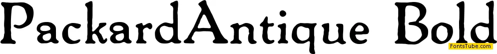 Packard Antique Font Family