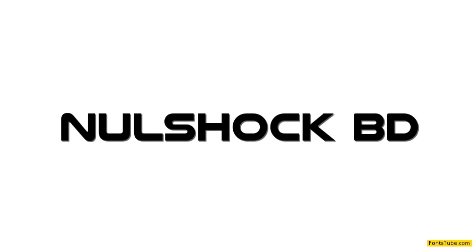 Nulshock Font