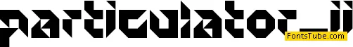 Particulator II Font