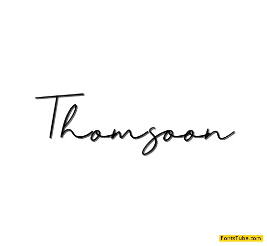 Thomsoon Font