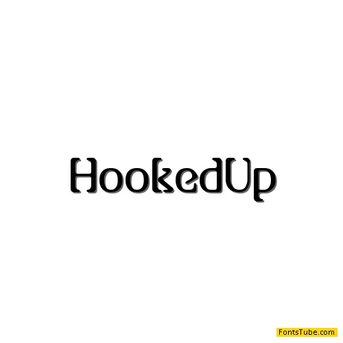 All Hooked Up Font