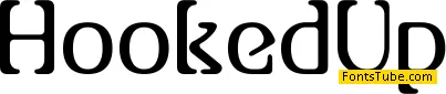 All Hooked Up Font