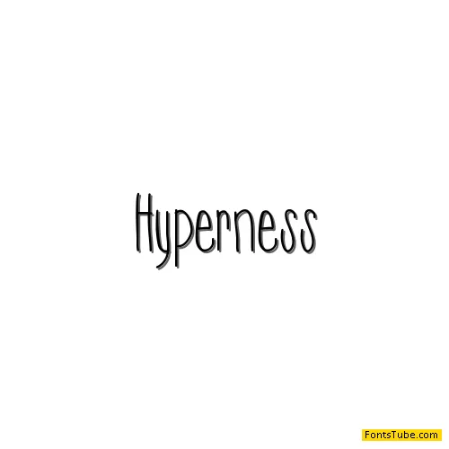 Hyperness Font