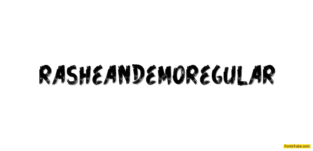 Rashean Demo Font