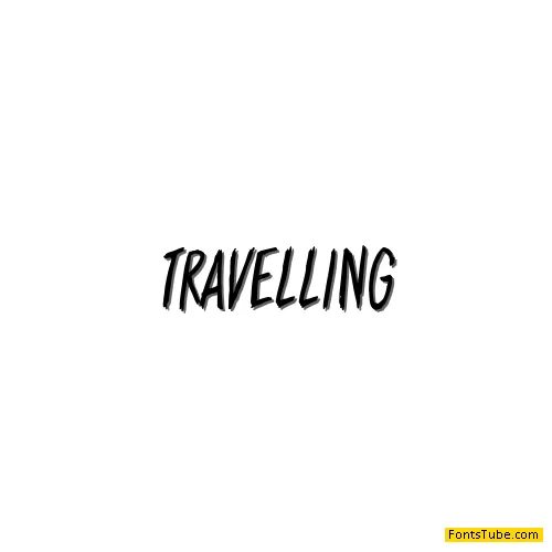 Travelling Font
