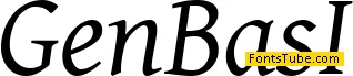 Gentium Basic Font Family