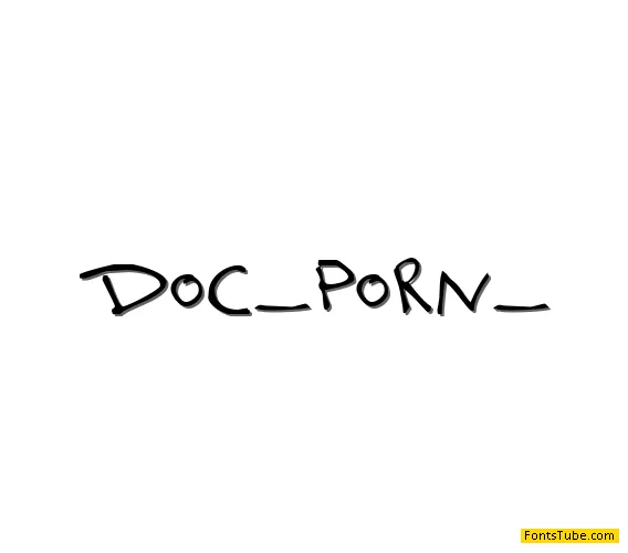 Docporn Font