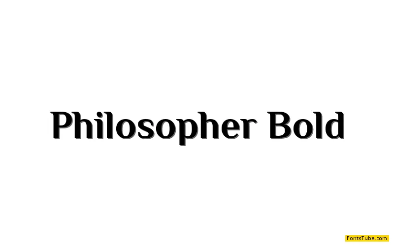 Philosopher Font Family