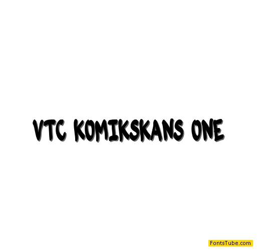VTC Komik Skans Font Family