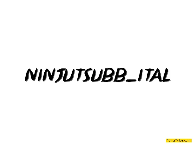 Ninjutsu BB Font Family