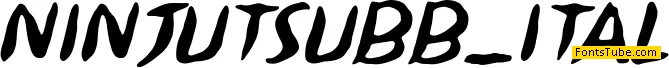 Ninjutsu BB Font Family