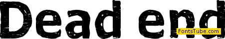 Dead end Font