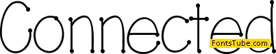 Connected Font