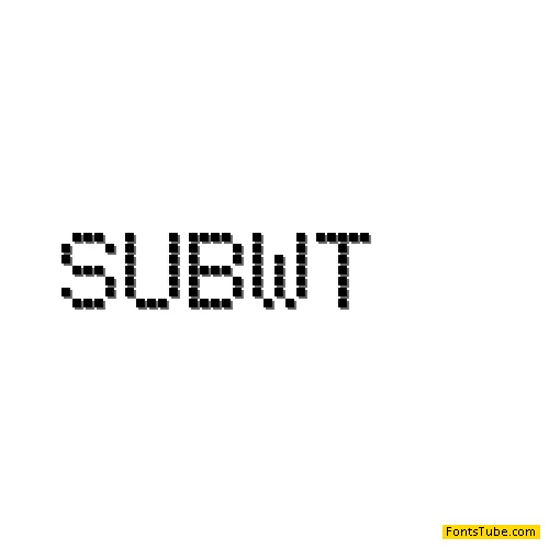 Subway Ticker Font