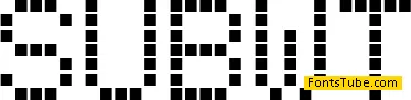 Subway Ticker Font