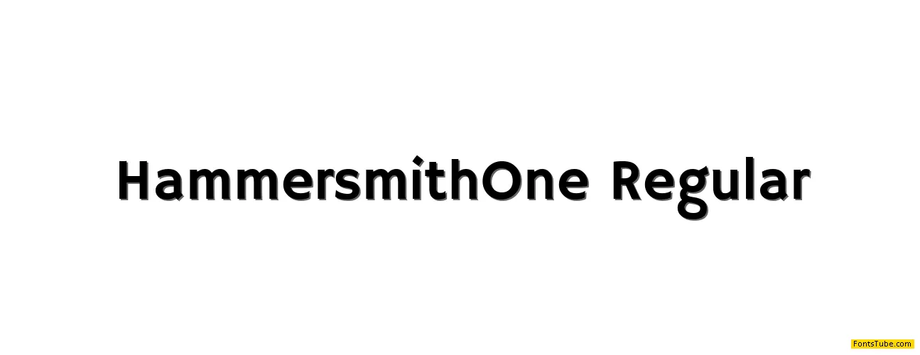 HammersmithOne Font