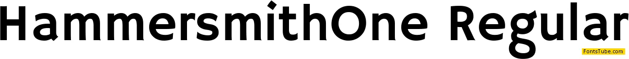 HammersmithOne Font