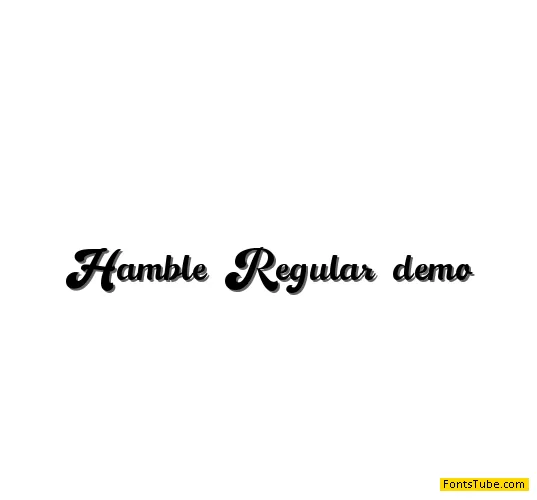 Hamble Font