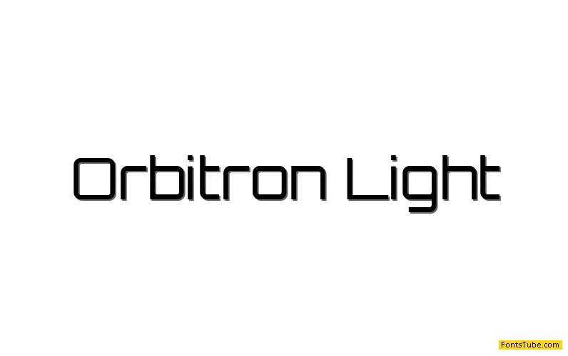 Orbitron Font Family