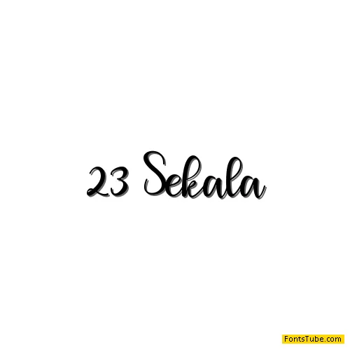 23 - Sekala Font