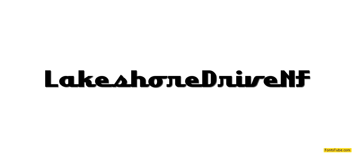 Lakeshore Drive NF Font