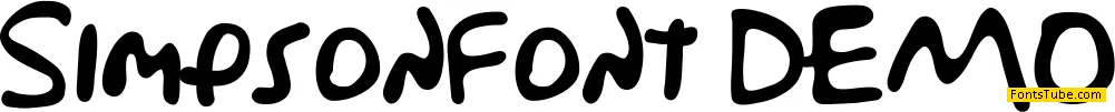 Simpsonfont Font
