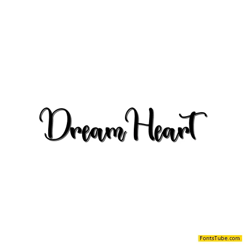 Dream Heart - Personal Use Font