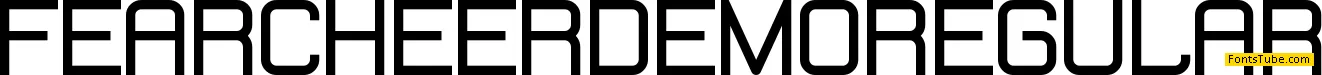 Fearcheer Demo Font Family