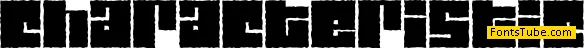 Characteristic Font